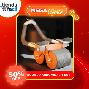 Rodillo Abdominal 4 en 1 con Soporte y Contador Inteligente